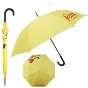Innovative Luxury Custom Straight Umbrella With Large Windproof Logo Prints Business Gifts For Adults