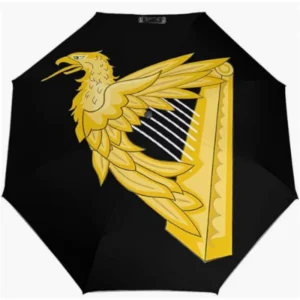 Ireland Country Flag Pattern Rainproof Full-Coverage Fully Automatic Folding Umbrella