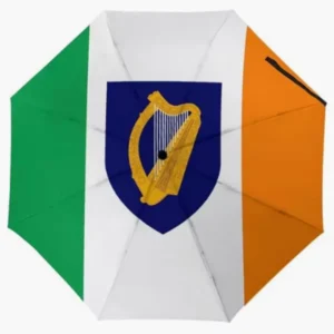 Ireland Flag Pattern Fully Automatic Folding Umbrella