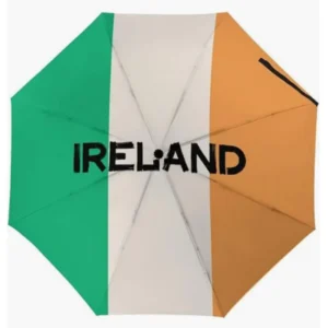 Ireland Heat Resistant Flag Pattern Fully Automatic Folding Umbrella