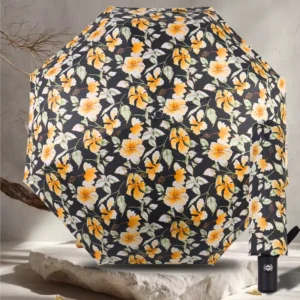 Iron 3-Fold Fully Automatic Opening and Closing Umbrella, Sun and Rain Protection