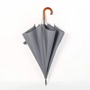 J-Handle Auto-Open Custom Logo Stick Umbrella