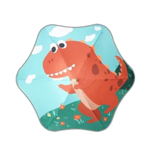 J Handle Kids Cartoon Umbrella Rain Windproof Travel Umbrella Anti-UV Round Corner 6K
