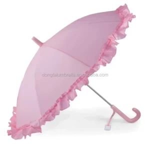 Japan Ruffle Automatic Children Kids Umbrella with Custom Design and Prints