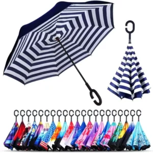 Japan-Style Inverted Umbrella with Sleeve, Double-Layer