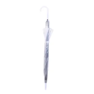Japanese Colored Transparent Plastic Automatic Straight Umbrella