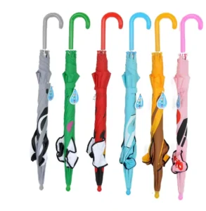 Kids 3D Cartoon Animal Umbrella Cute Frog Ear Umbrella Windproof Waterproof Children Umbrella for School