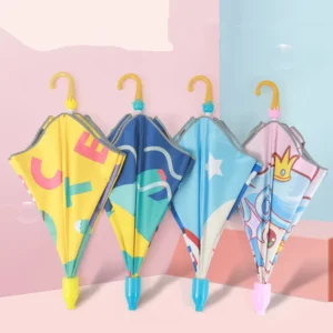 Kids Animal Umbrella with Sun and Rain Protection and Reflective Stripe