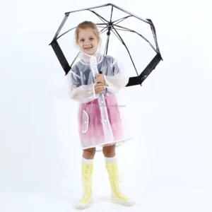 Kids Clear Dome Transparent POE Umbrella