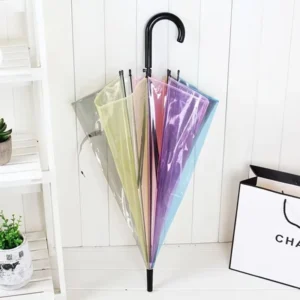 Kids PVC Straight Umbrella with Automatic Open Rain Protection Cartoon Design 100cm Diameter for School Use Hot Sales