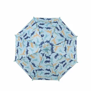 Kids Straight Semi-auto Open Umbrella Rain and Sunny