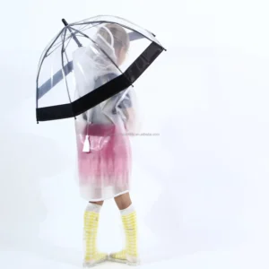 Kids Umbrella Transparent Colour European Umbrella for Children