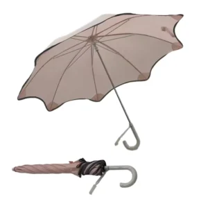 Kids’ Windproof Folding Umbrella, 8K, Plastic Hanging Handle