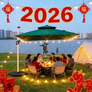 L Factory Supply Standard Size Outdoor Garden Parasol Cantilever Patio Umbrellas Waterproof Double Layers Outdoor Furniture Iron