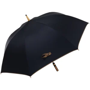 LM-H Large Automatic Foldable Windproof Golf Umbrella with Fiberglass Ribs and Custom Logo for Beach Use
