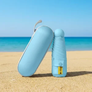 LS 5 Fold Mini Pocket Travel Umbrella Sun Rain Capsule Windproof Feature Coloured Logo Printed Modern Design Gift Case