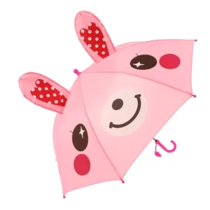 LS06 3D Cartoon Princess Children’s Umbrella Set with Animal Ears