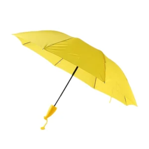 LS08 Manual Nylon 3-Fold Kids Mini Banana Sun Umbrella for Back to School