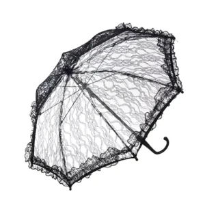 Lace Parasol Umbrella Vintage Wedding Bridal Umbrella Embroidery Umbrella for Wedding Party Celebration
