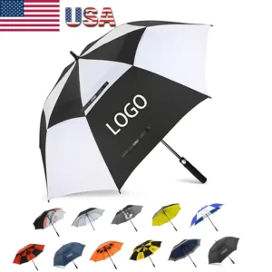 Large 30-Inch Double-Layer Strong Custom-Design Golf Umbrella