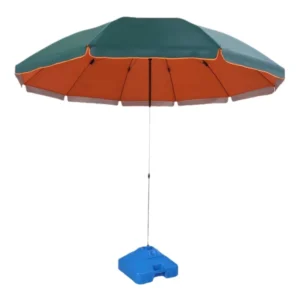 Large 3000mm Waterproof Polyester Outdoor Sun Umbrella for Street Vending Steel Pole
