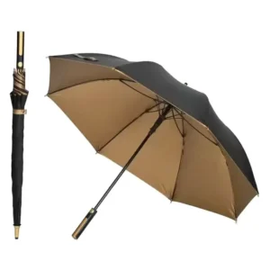 Large Automatic Open Foldable Windproof Golf Umbrella, Fiberglass, Custom Logo Printed, Adults Beach Use