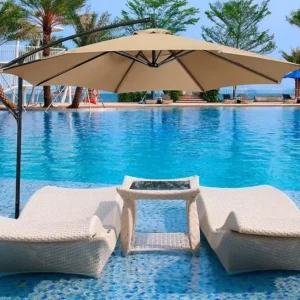 Large Banana Umbrella Ventilation Portable Rainproof Outdoor Cantilever Umbrella