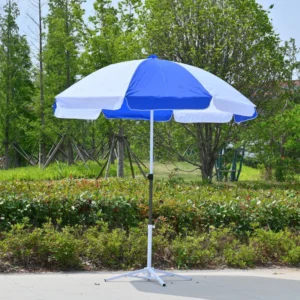 Large Colorful Sunshade Waterproof Outdoor Beach Patio Garden Umbrella Bulk Supply Stable Metal Frame Terrace Umbrella