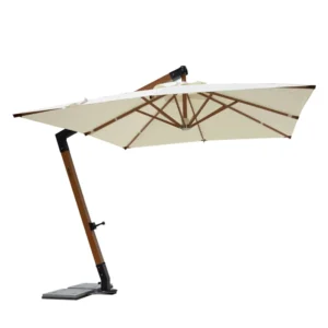 Large Customizable Outdoor Waterproof Polyester Sun Umbrella for Beach Patio Garden Courtyard Hotel Park