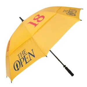 Large Double Canopy Vented Windproof Open Straight Golf Umbrella