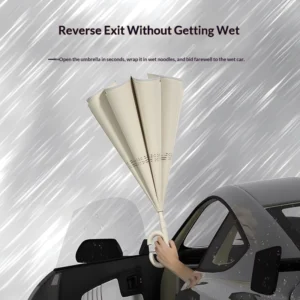Large Double-Layer Inverted Umbrella, Automatic Sun and Rain Umbrella