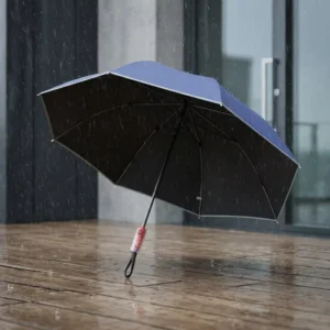 Large Fully Automatic UV Protection Reverse Reflective Folding Umbrella for Men and Women Sun Rain Travel
