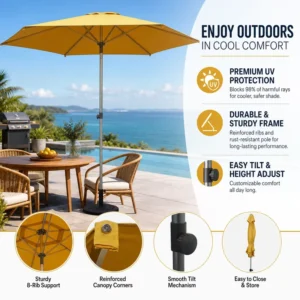 Large Garden Cantilever Umbrella Alu UV Windproof Custom Logo Outdoor Patio With Base For Restaurant Hotel Pool