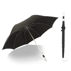 Large Golf Straight Umbrella, Ultra-Light Aluminum Alloy Handle, Semi-Automatic Opening