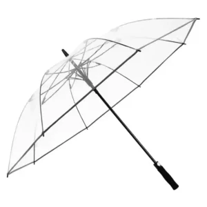 Large Golf Transparent Straight-Handle Umbrella