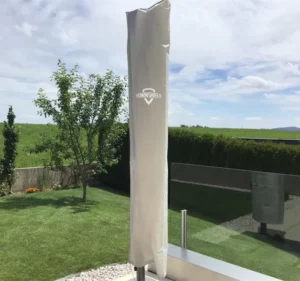 Large Grey Outdoor Polyester Waterproof Parasol Cover