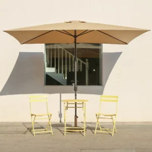 Large Iron Pole Waterproof Sun Umbrella with 3m Radii for Commercial Stall, Courtyard and Outdoor Use