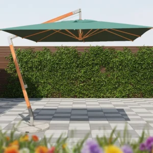 Large Lightweight Aluminum Anti-UV Waterproof Cantilever Parasol Umbrella Outdoor Patio Beach Hotel High Wind