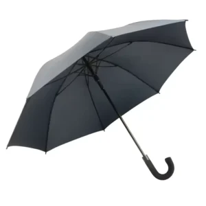 Large Manual Open Windproof Straight Umbrella 27 Inch 8 Ribs Fiberglass Shaft Pongee Material