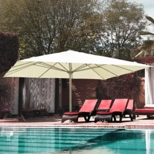 Large Market Umbrellas 5x5m 6x6m 8m Waterproof Outdoor Dining Resorts