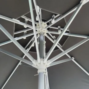 Large Octagonal Aluminum Frame Canvas Double Center Pole Outdoor Patio Umbrella