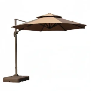 Large Outdoor Sunshade Umbrella Modern Square Roman Design Waterproof for Courtyard and Stall, Factory Direct