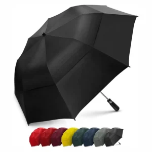 Large Oversized Outdoor Windproof 23-Inch 2-Fold Golf Umbrella Print Logo