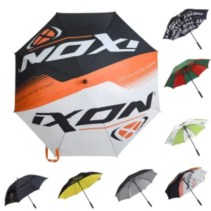 Large Printed Personalized Windproof Custom Golf Umbrella with Logo