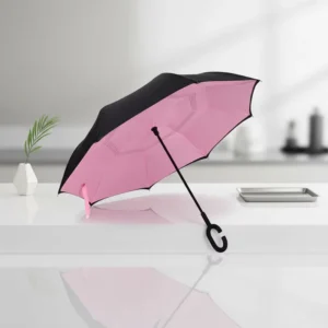Large Reverse Inverted Car Straight Umbrella Windproof Personalized Umbrella