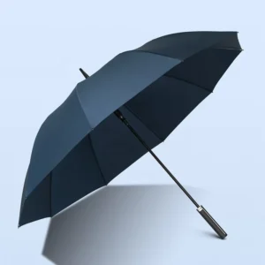 Large Semi-Automatic Open Fiberglass Straight Golf Umbrella