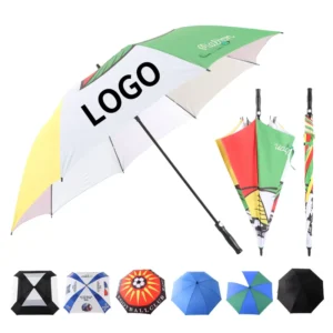 Large Straight-Pattern Golf Umbrella