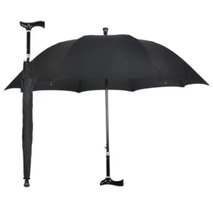 Large Strong Walking Stick Cane Umbrella for Hiking and Walking Assistance