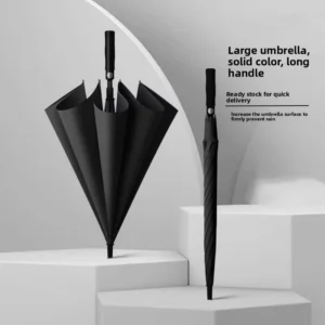 Large Windproof Golf Umbrella Auto Open Long Handle Business Gift Parasol UV Protection