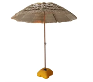 Large Windproof Hawaiian Bohemian Tassel Beach Parasol Patio Umbrella